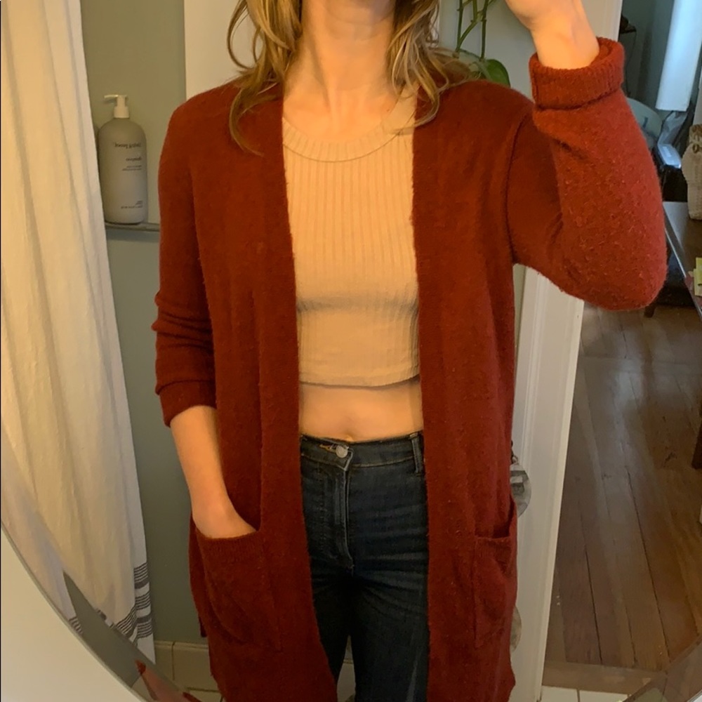madewell ryder duster cardigan, long & cozy!